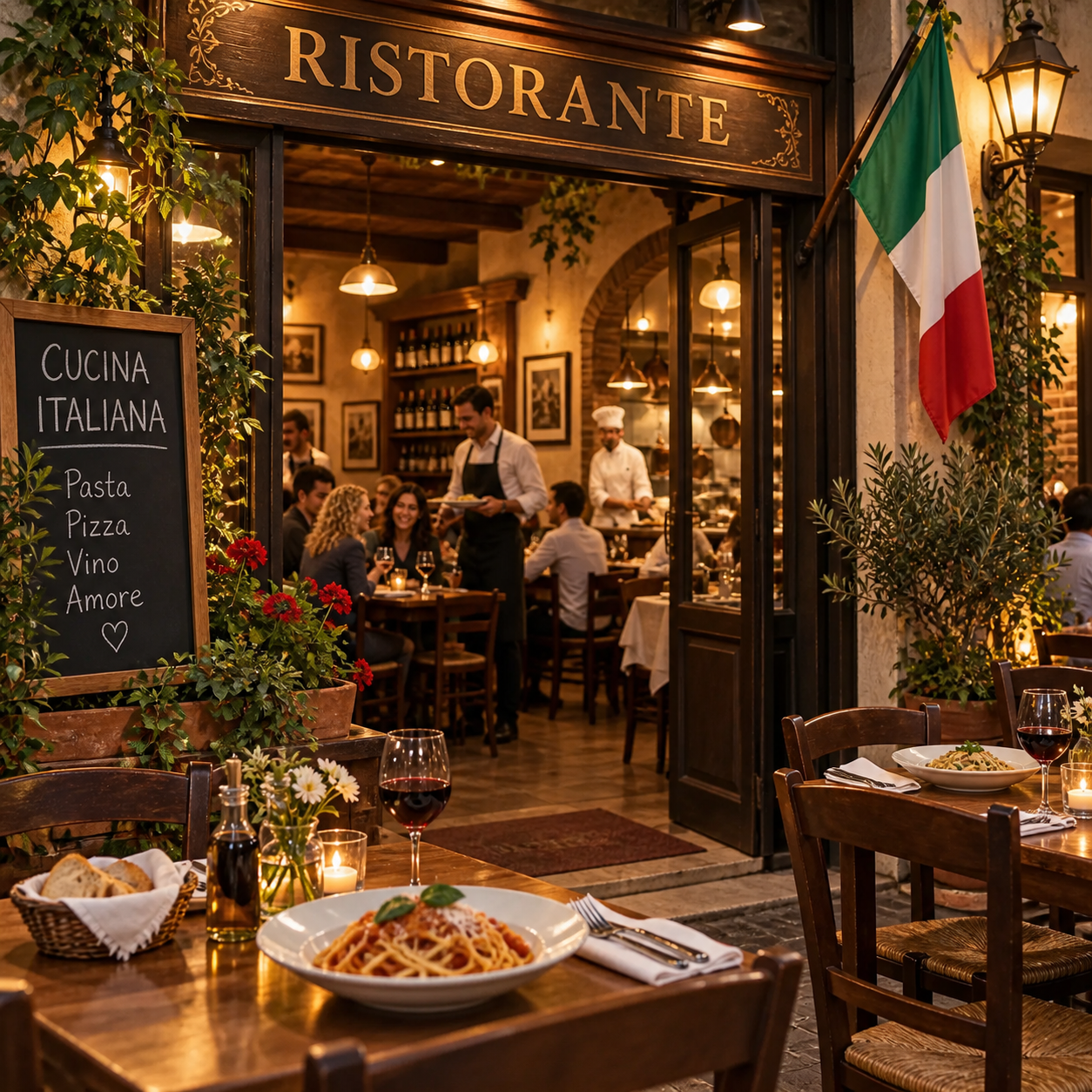 Minh họa: Italian restaurant